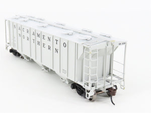 HO Athearn 89036 SN Sacramento Northern Railroad 3-Bay Covered Hopper #5018