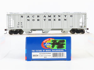 HO Scale Athearn 89034 SN Sacramento Northern 3-Bay Covered Hopper #5012