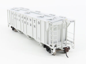 HO Scale Athearn 89034 SN Sacramento Northern 3-Bay Covered Hopper #5012