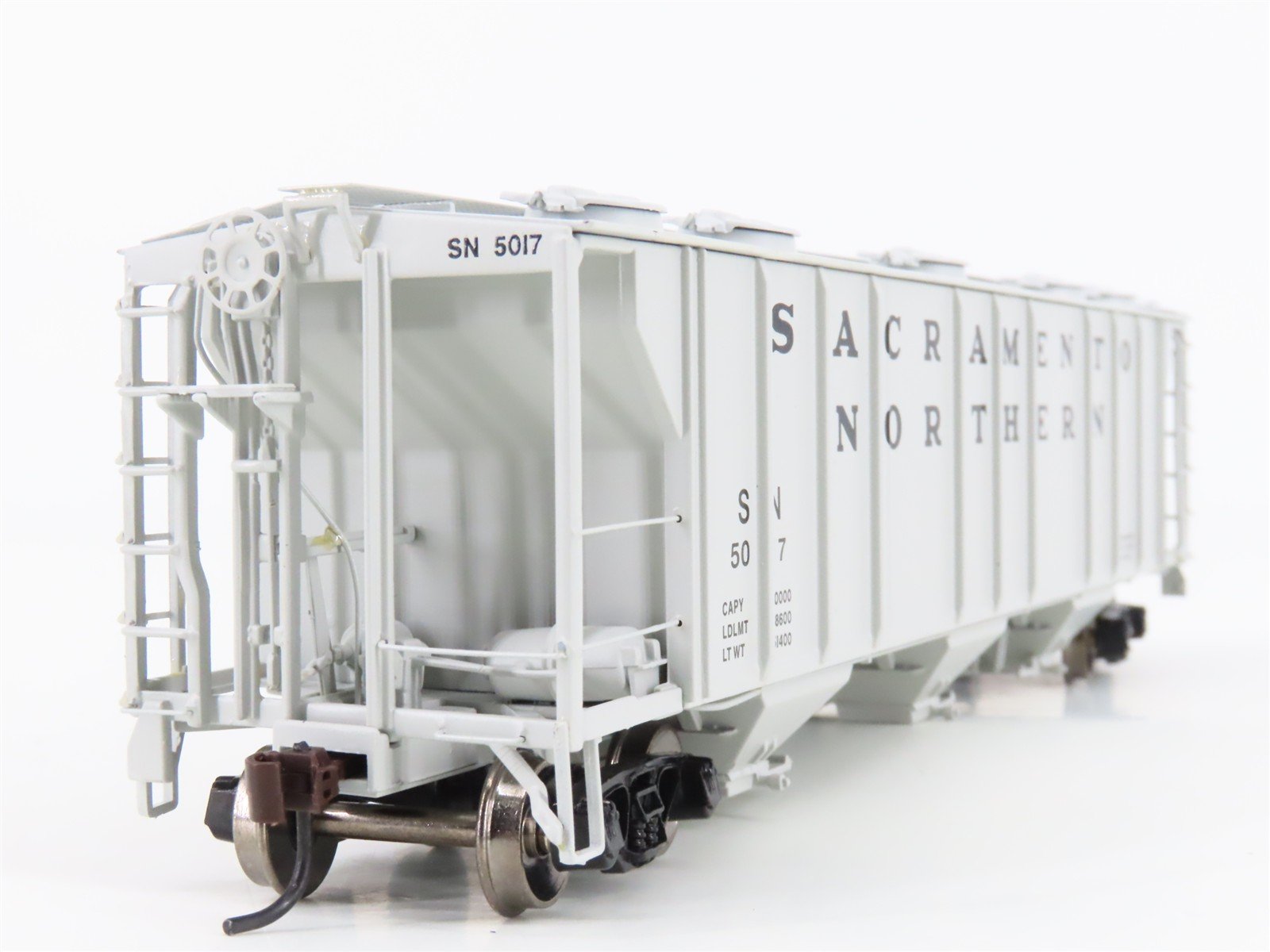 HO Athearn 89035 SN Sacramento Northern Railroad 3-Bay Covered Hopper #5017