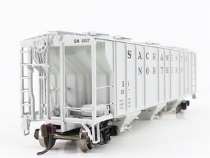 HO Athearn 89035 SN Sacramento Northern Railroad 3-Bay Covered Hopper #5017