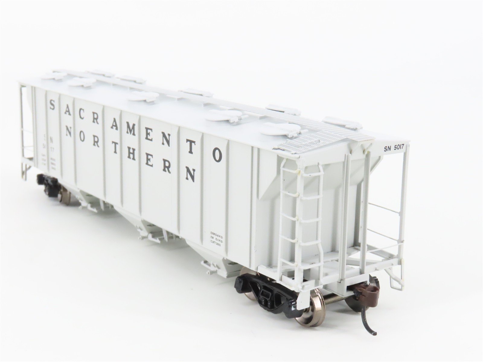 HO Athearn 89035 SN Sacramento Northern Railroad 3-Bay Covered Hopper #5017