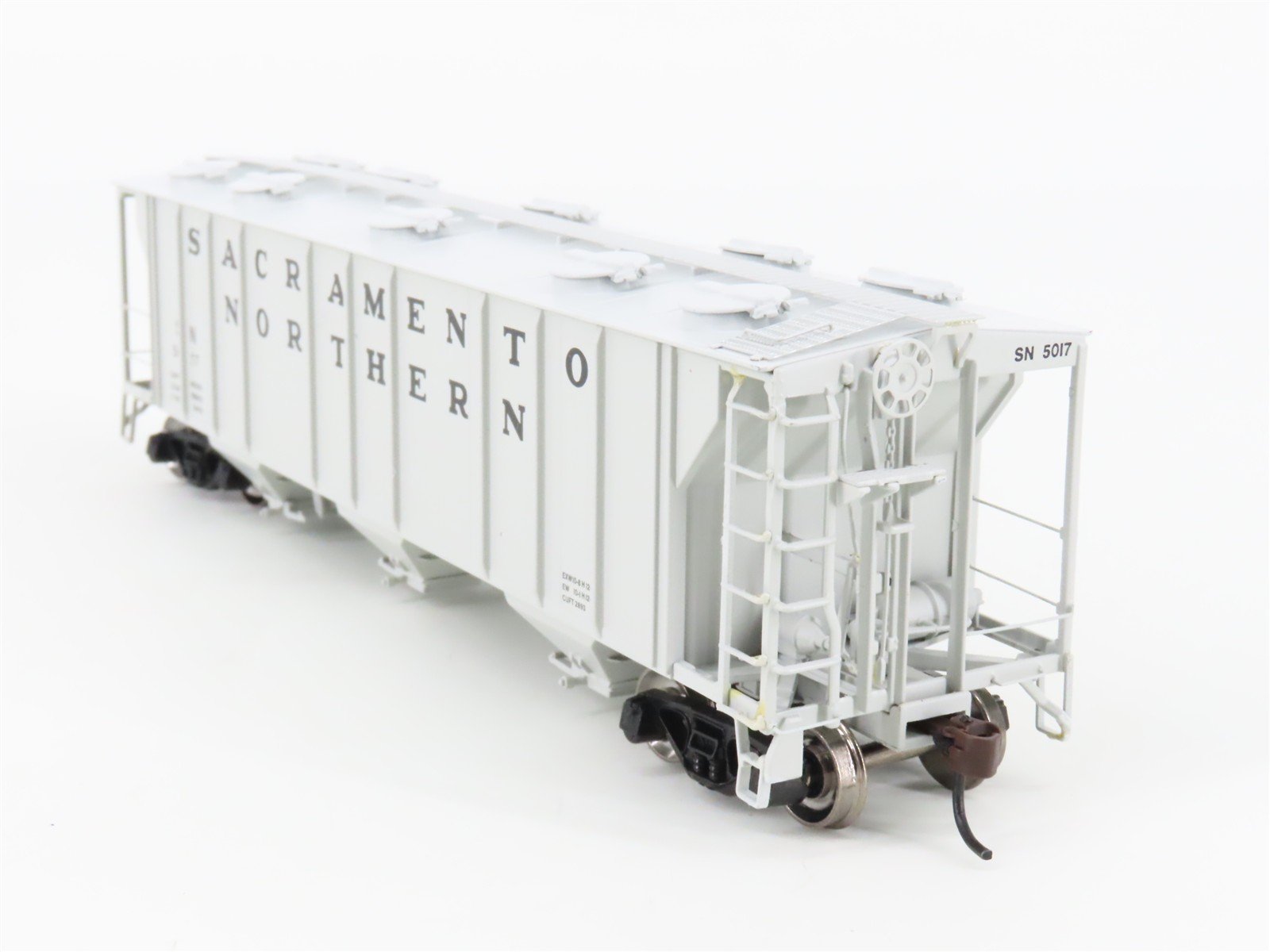 HO Athearn 89035 SN Sacramento Northern Railroad 3-Bay Covered Hopper #5017