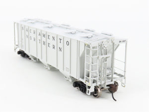 HO Athearn 89035 SN Sacramento Northern Railroad 3-Bay Covered Hopper #5017