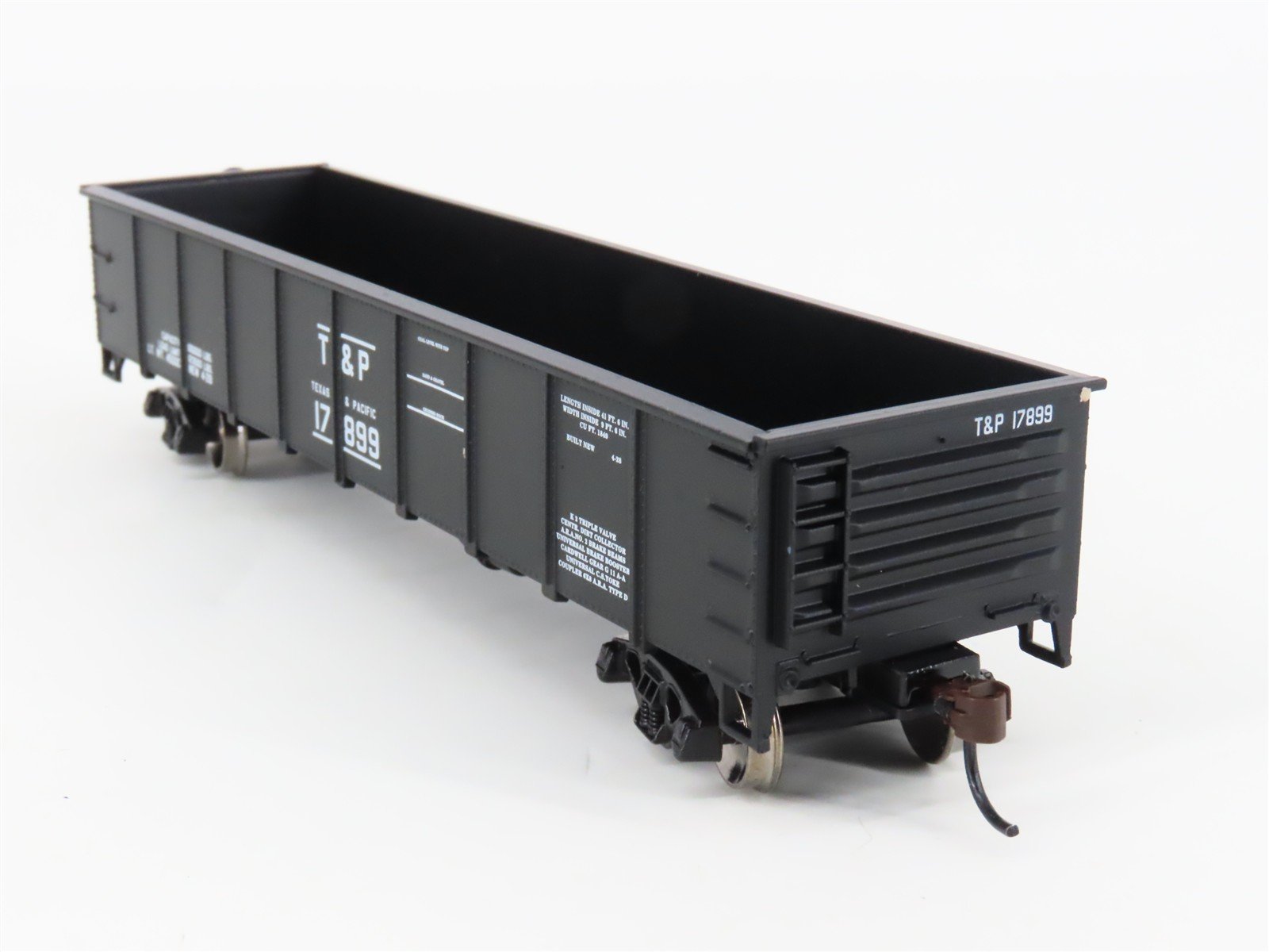 HO Scale Athearn 94336 T&P Texas & Pacific Railroad 40' Open Gondola #17899