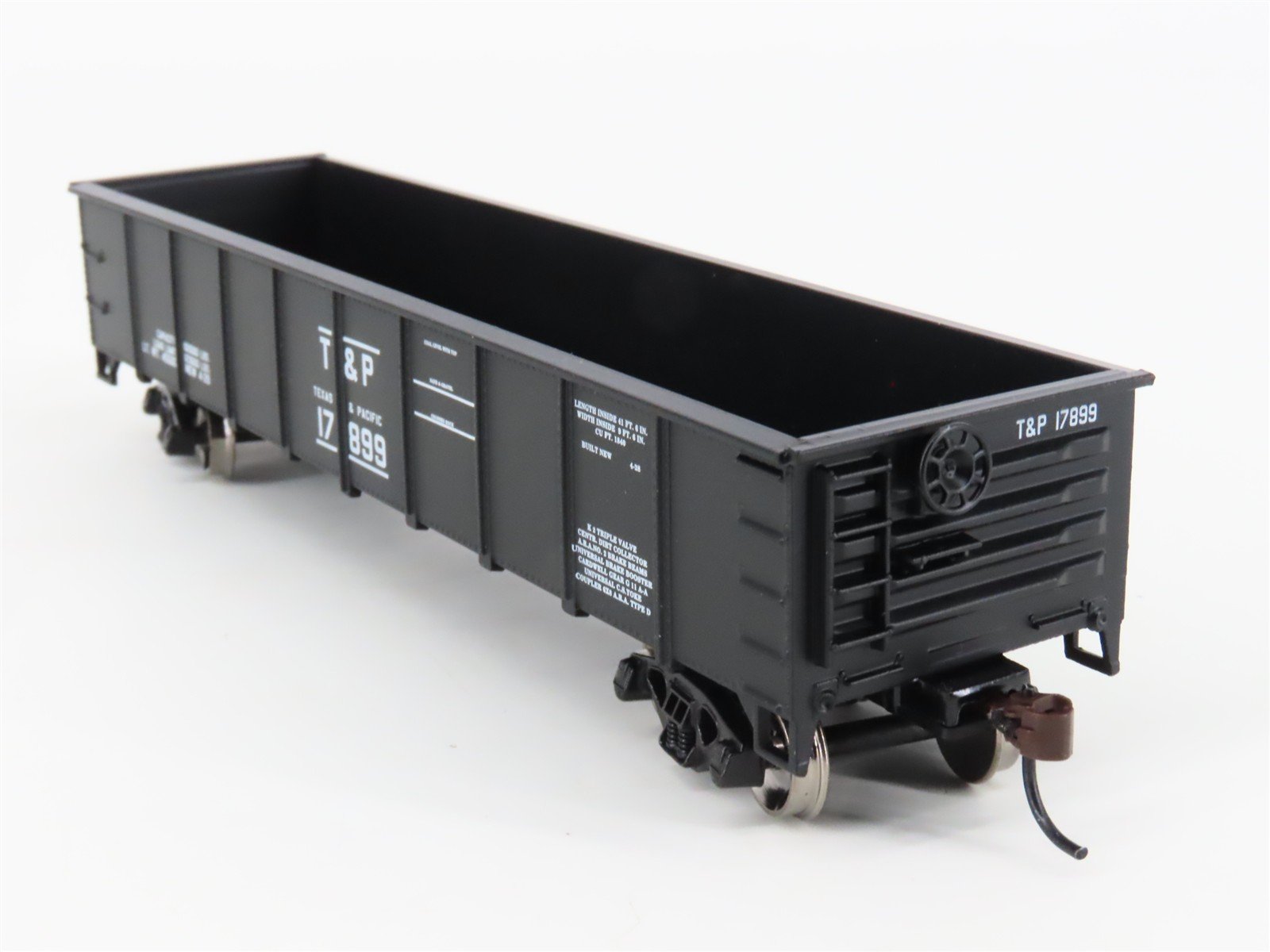 HO Scale Athearn 94336 T&P Texas & Pacific Railroad 40' Open Gondola #17899