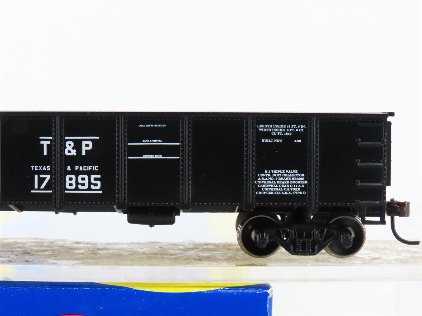 HO Scale Athearn 94335 T&P Texas & Pacific Railroad 40' Open Gondola #17895