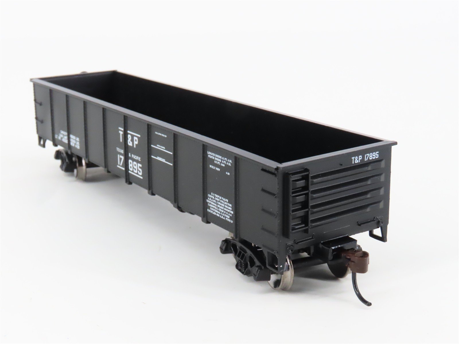 HO Scale Athearn 94335 T&P Texas & Pacific Railroad 40' Open Gondola #17895