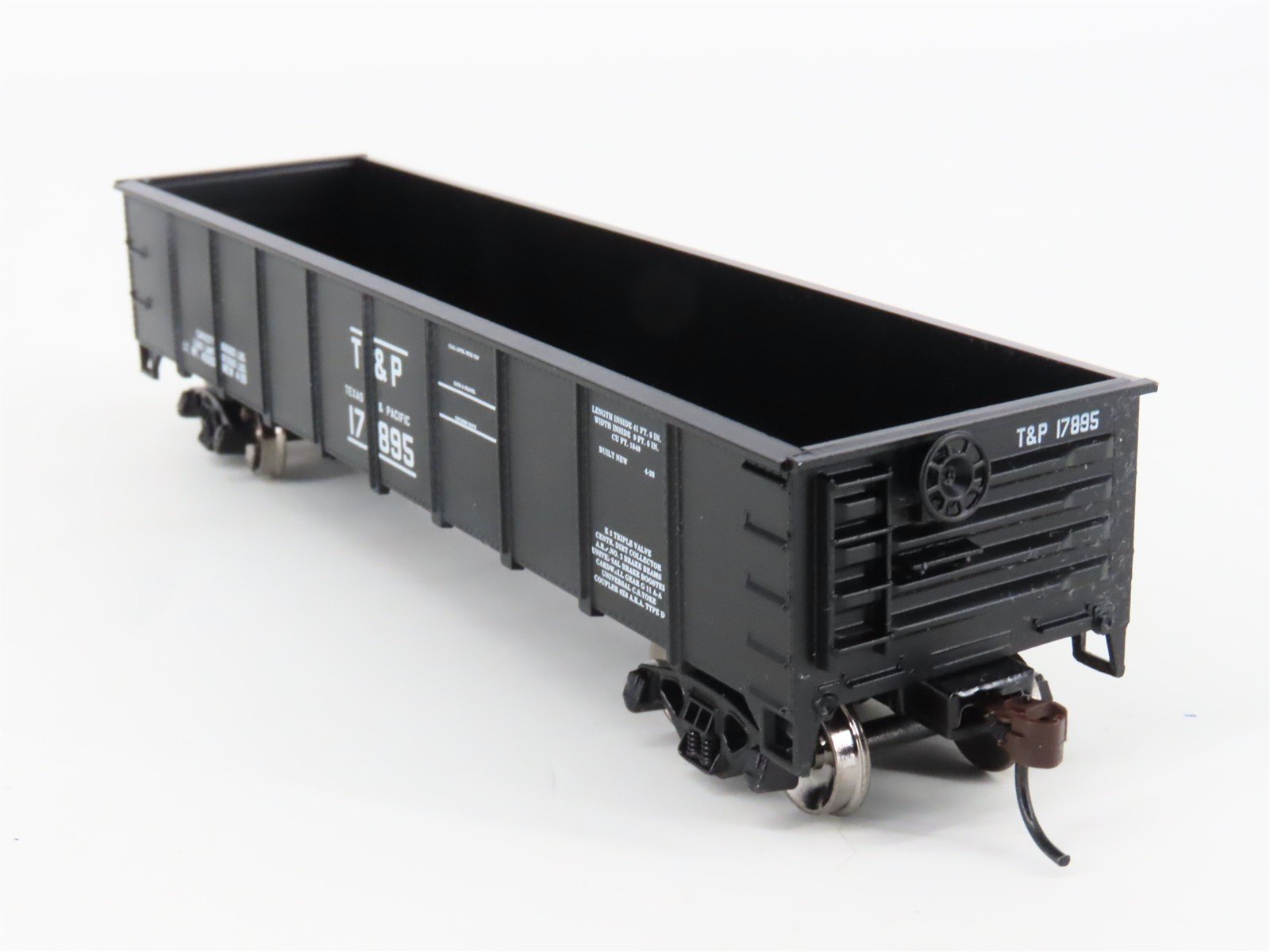 HO Scale Athearn 94335 T&P Texas & Pacific Railroad 40' Open Gondola #17895