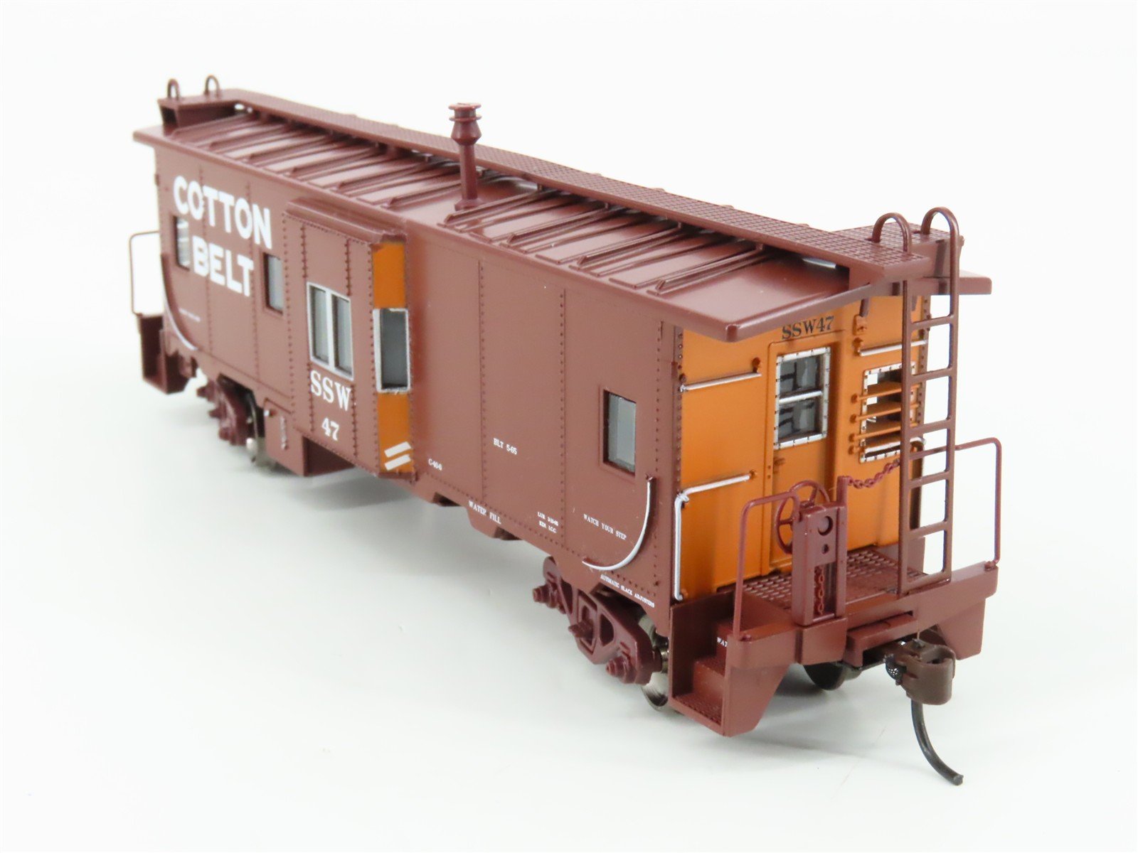 HO Scale Athearn 74698 SSW Cotton Belt Route Bay Window Caboose #47