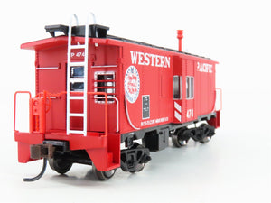 HO Scale Athearn 7463 WP Western Pacific Railroad Bay Window Caboose #474