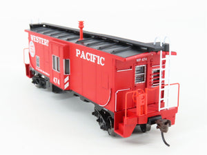 HO Scale Athearn 7463 WP Western Pacific Railroad Bay Window Caboose #474