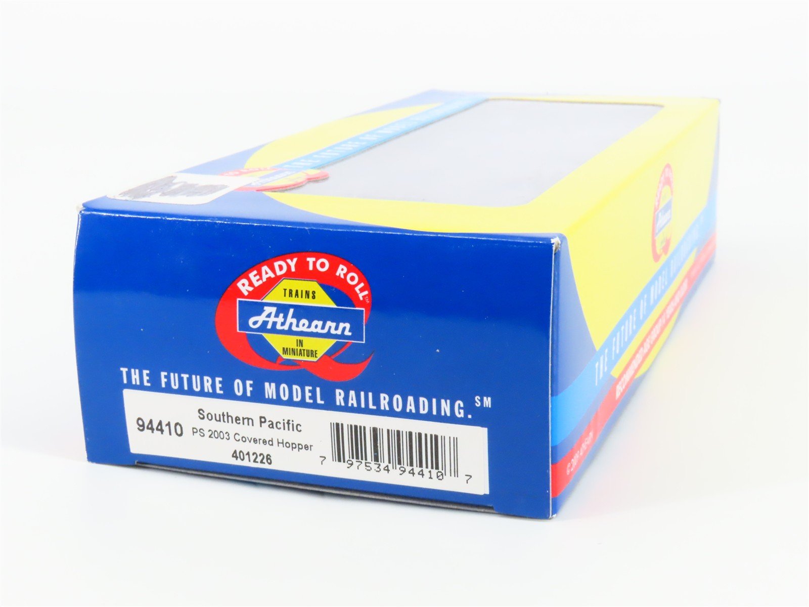 HO Scale Athearn 94410 SP Southern Pacific Railroad 2-Bay Covered Hopper #401226