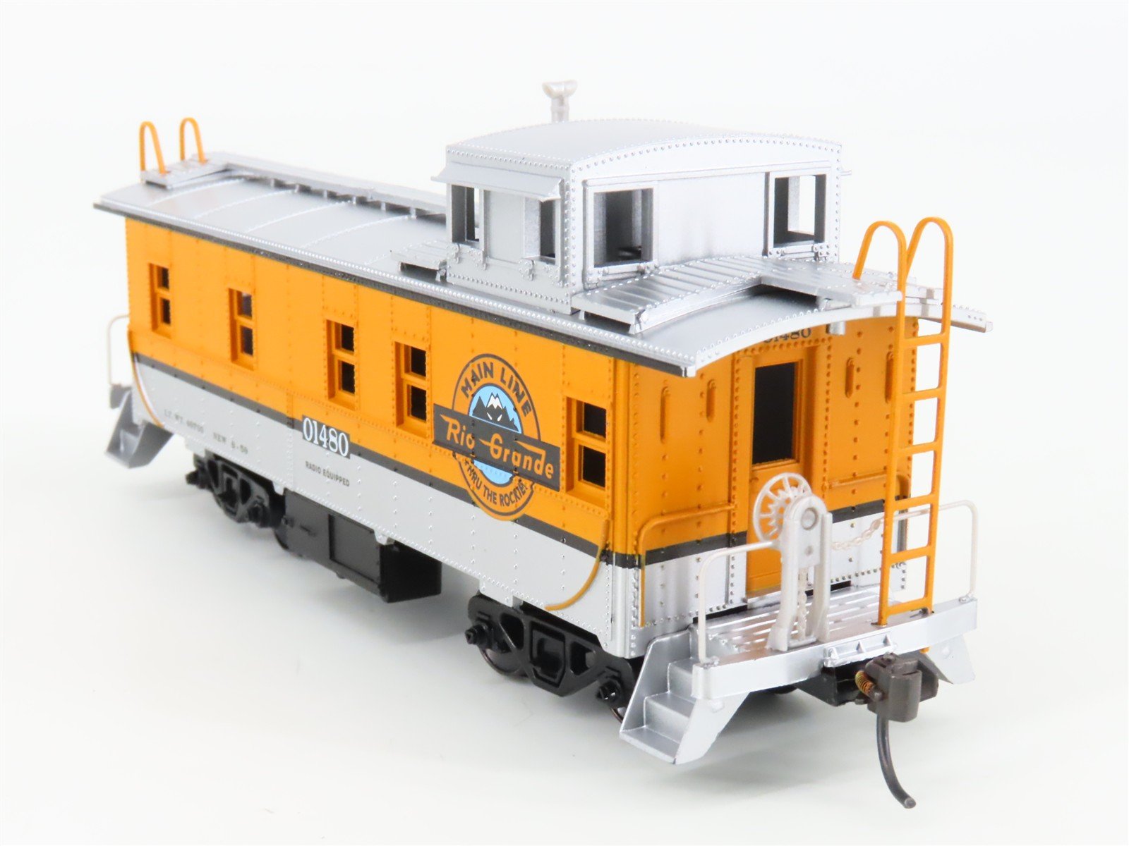 HO Scale Athearn 7403 D&RGW Rio Grande Main Line Cupola Caboose #01480