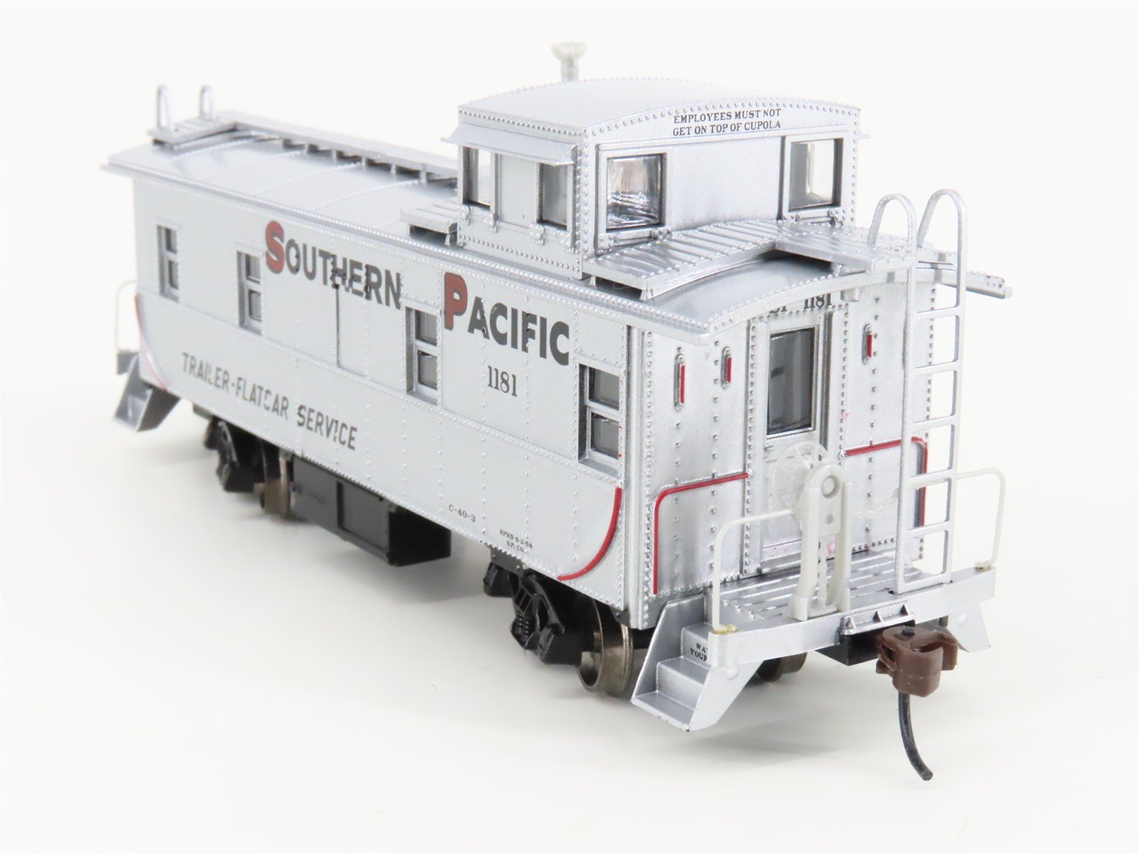 HO Scale Athearn 74178 SP Southern Pacific Railroad TOFC Cupola Caboose #1181