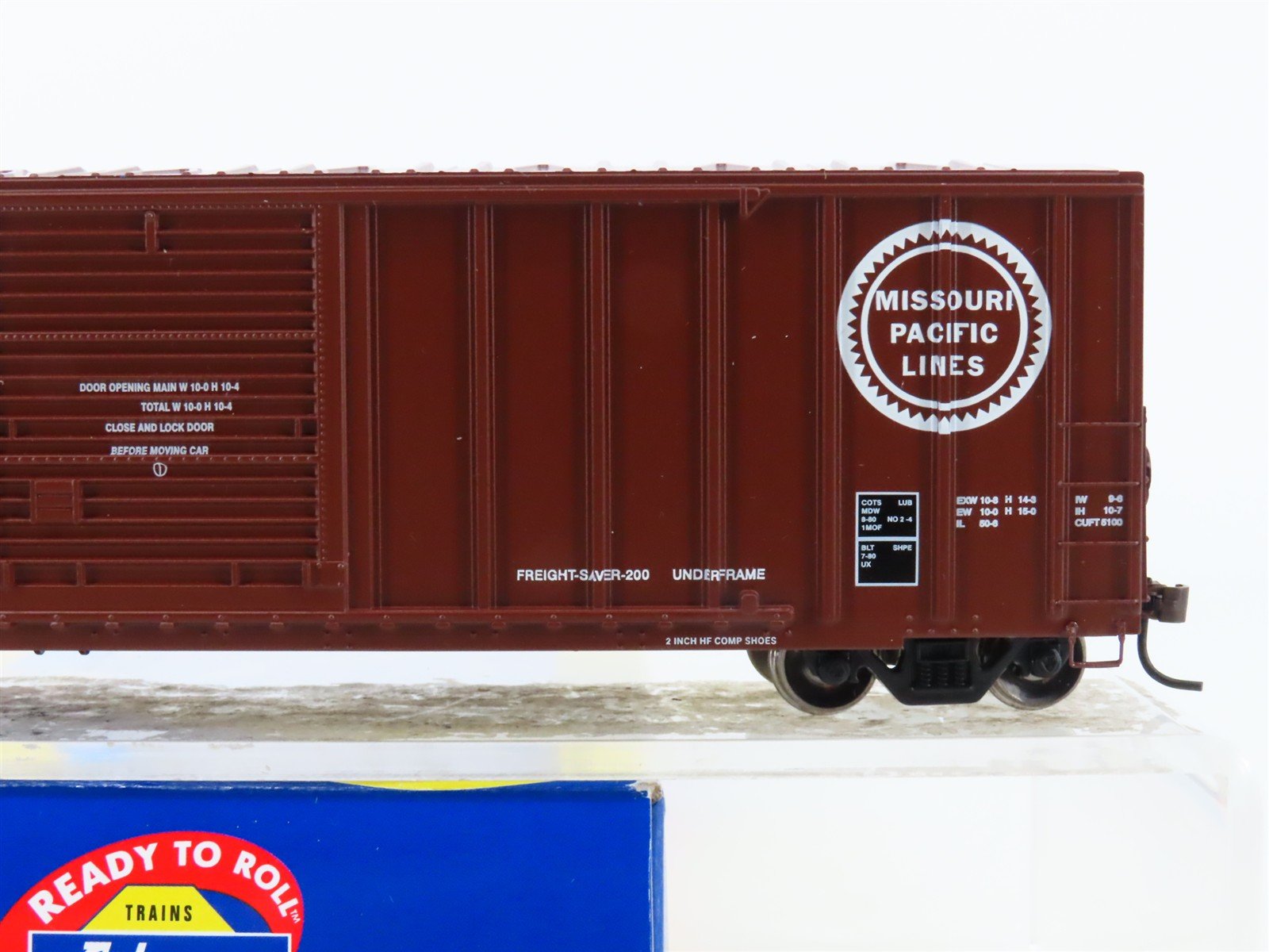 HO Scale Athearn 92866 MP Missouri Pacific 50' Combination Door Box Car #367217