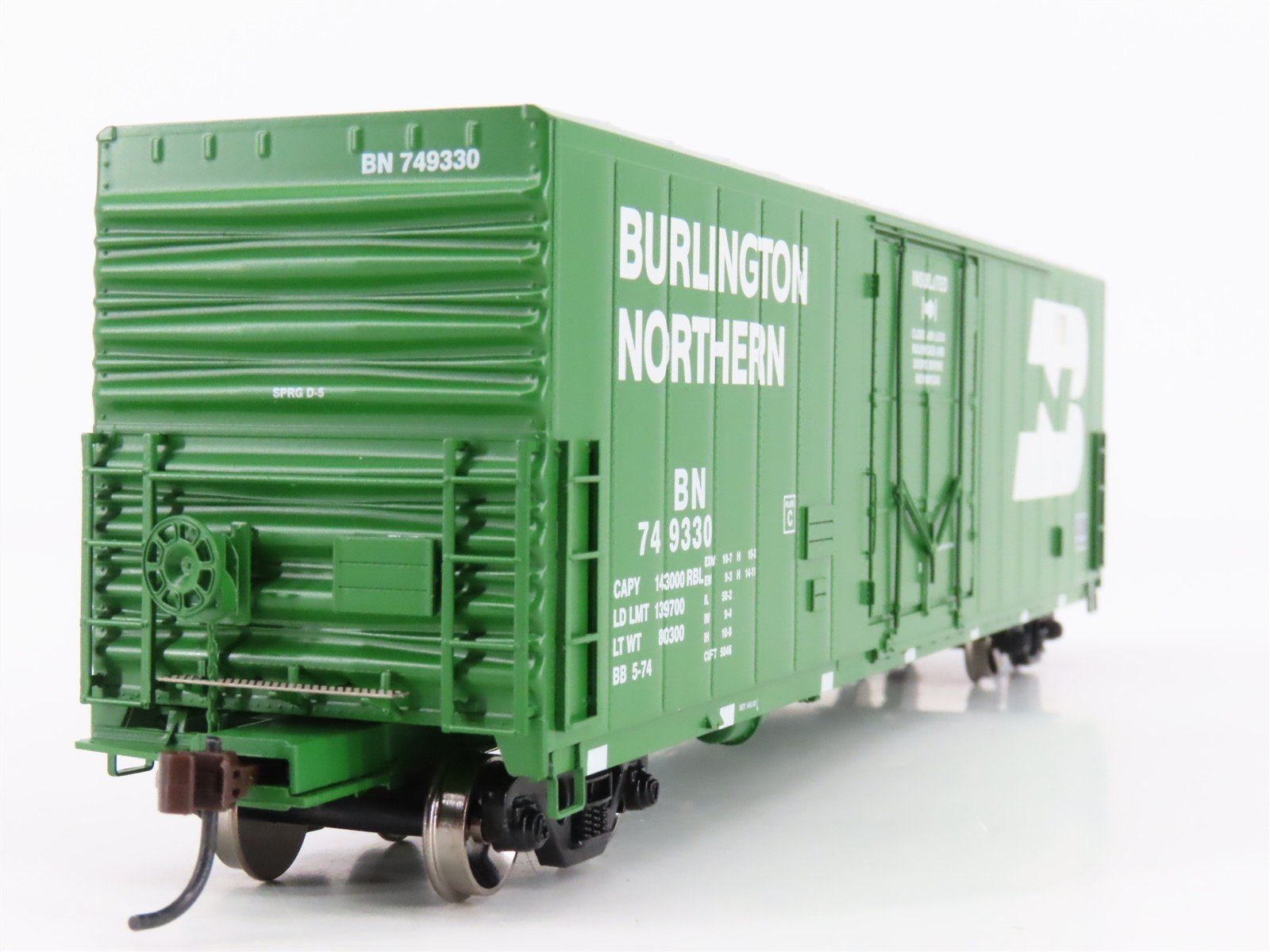 HO Scale Athearn 88953 BN Burlington Northern 50' Plug Door Box Car #749330