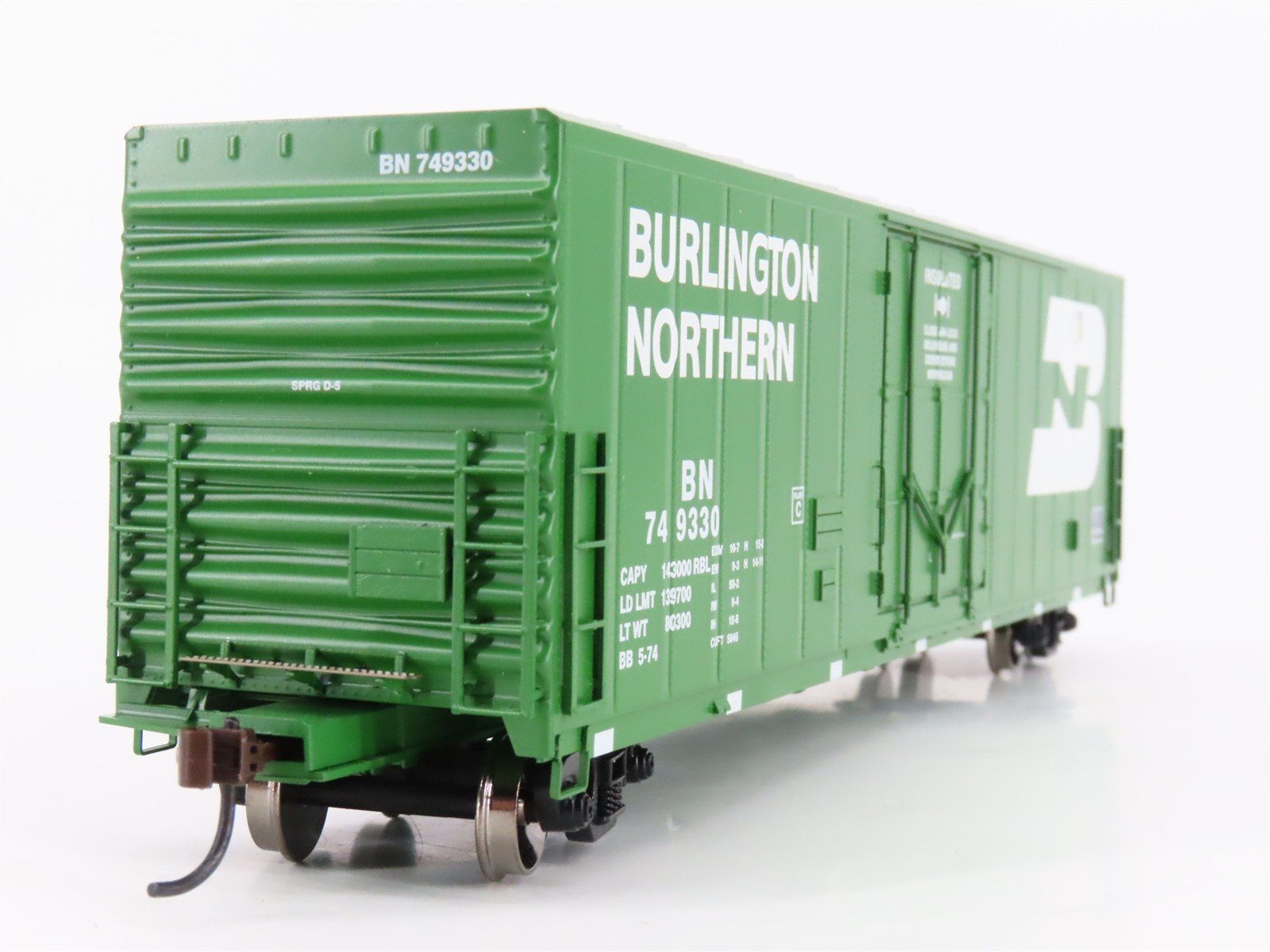 HO Scale Athearn 88953 BN Burlington Northern 50' Plug Door Box Car #749330