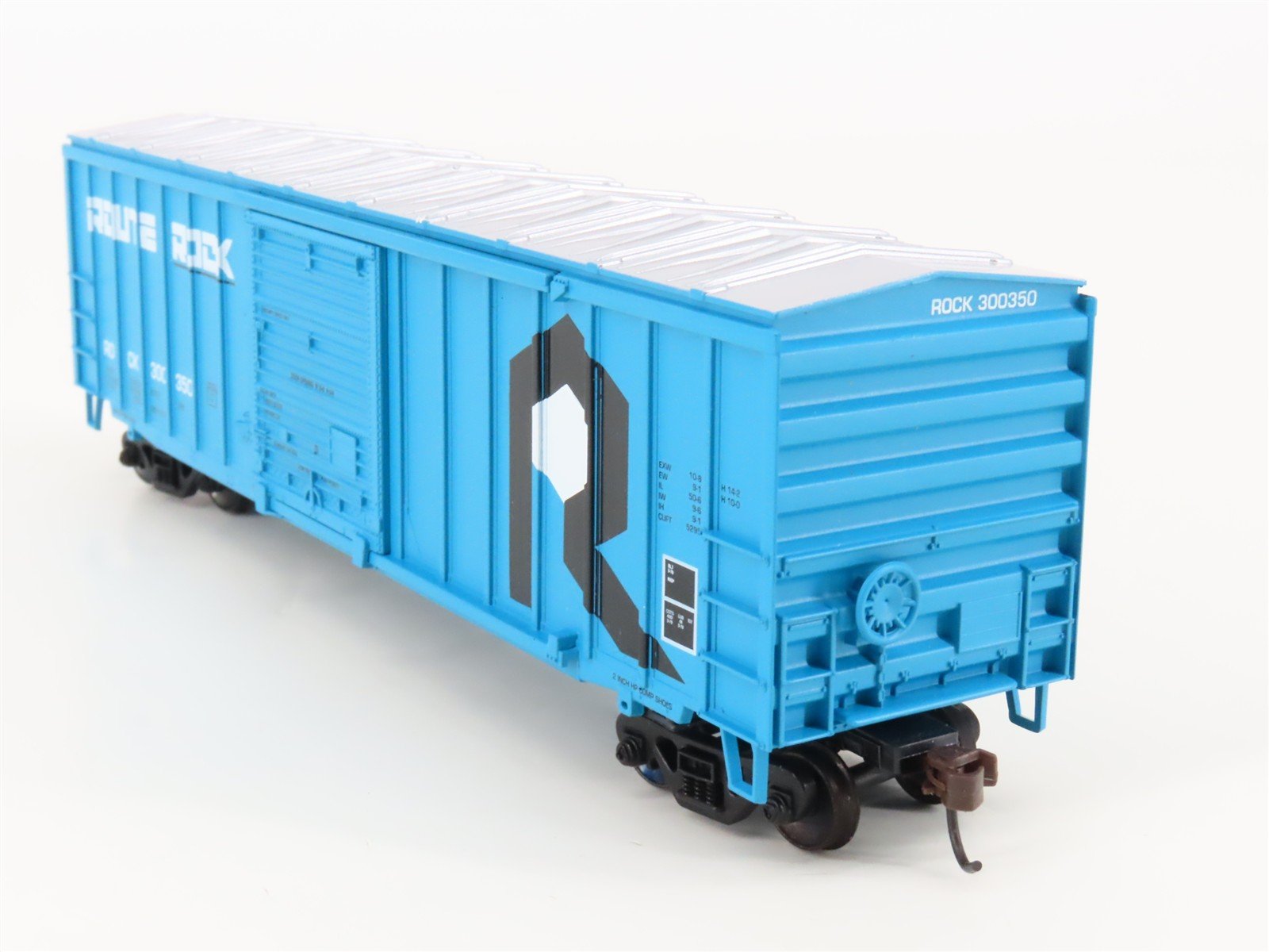 HO Scale Athearn 7053 ROCK Route Rock 50' Railbox Single Door Box Car #300350