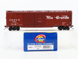 HO Scale Athearn 92437 D&RGW Rio Grande Railroad 50' Double Door Box Car #65201