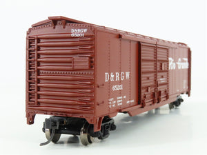 HO Scale Athearn 92437 D&RGW Rio Grande Railroad 50' Double Door Box Car #65201