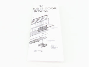 HO Scale Athearn 92437 D&RGW Rio Grande Railroad 50' Double Door Box Car #65201
