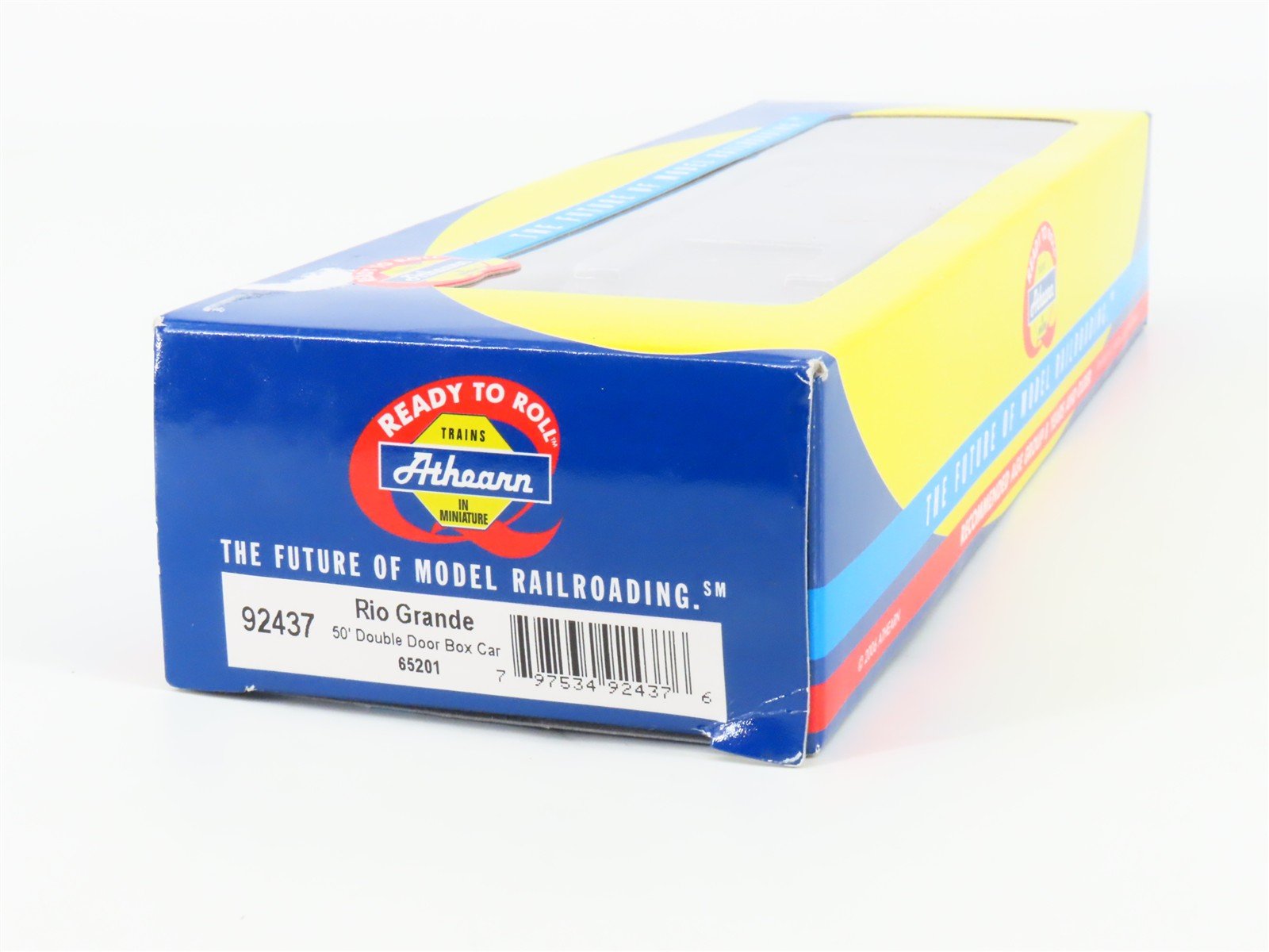 HO Scale Athearn 92437 D&RGW Rio Grande Railroad 50' Double Door Box Car #65201