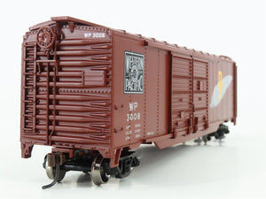 HO Scale Athearn 92424 WP Western Pacific Railroad 50' Double Door Box Car #3008