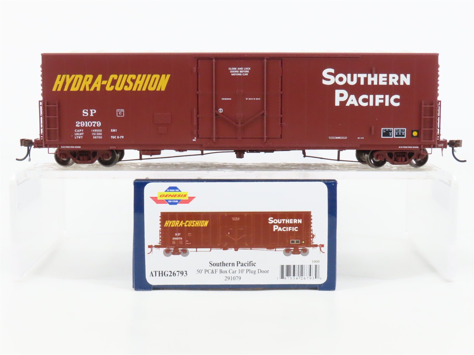 HO Athearn Genesis ATHG26793 SP Southern Pacific 50' Plug Door Box Car #291079
