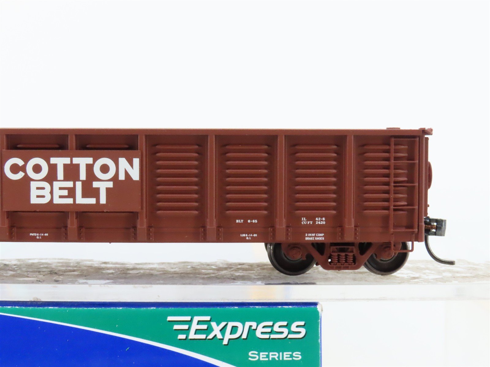 HO Scale ExactRail Express EX-1208-2 SSW Cotton Belt Open Gondola #72591