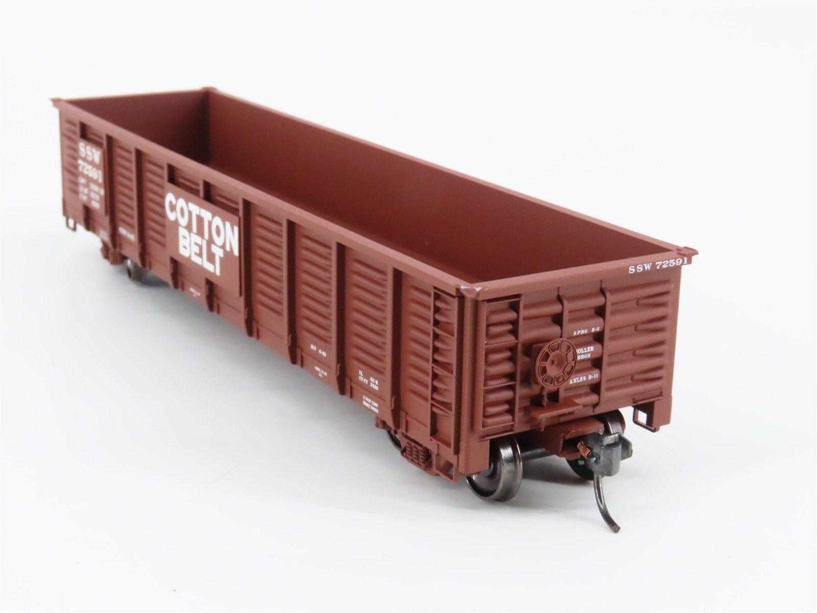HO Scale ExactRail Express EX-1208-2 SSW Cotton Belt Open Gondola #72591