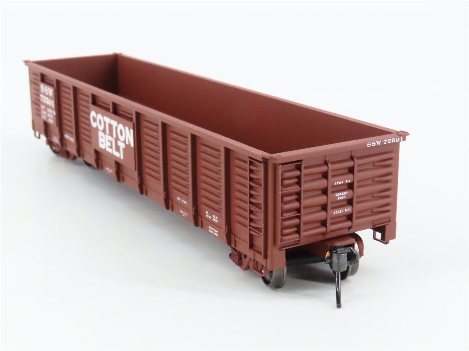 HO Scale ExactRail Express EX-1208-2 SSW Cotton Belt Open Gondola #72591