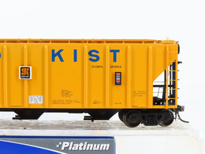 HO Scale ExactRail Platinum EP-80193-5 TLDX Gold Kist 3-Bay Covered Hopper #5622