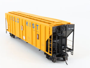 HO Scale ExactRail Platinum EP-80193-5 TLDX Gold Kist 3-Bay Covered Hopper #5622
