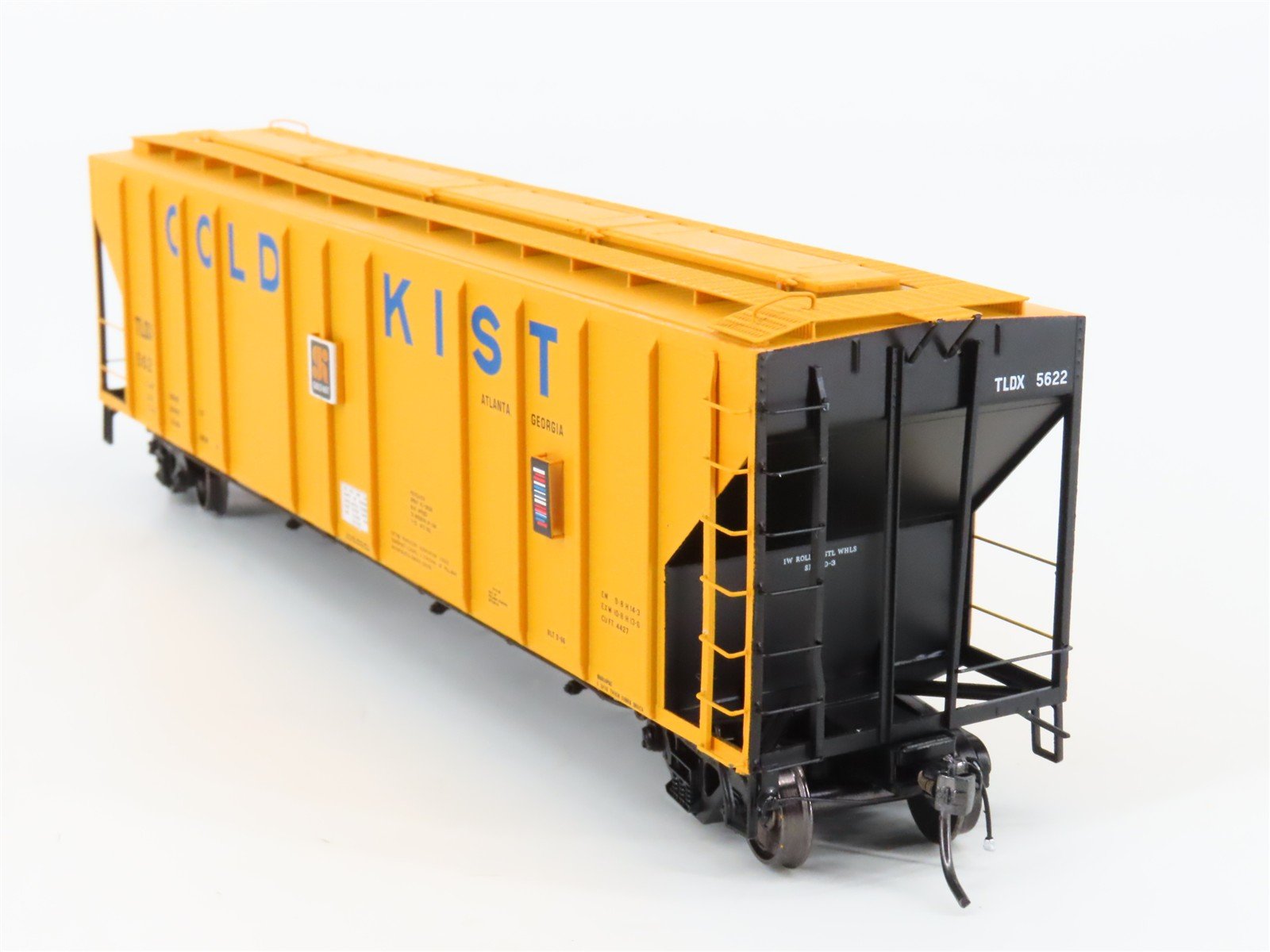 HO Scale ExactRail Platinum EP-80193-5 TLDX Gold Kist 3-Bay Covered Hopper #5622