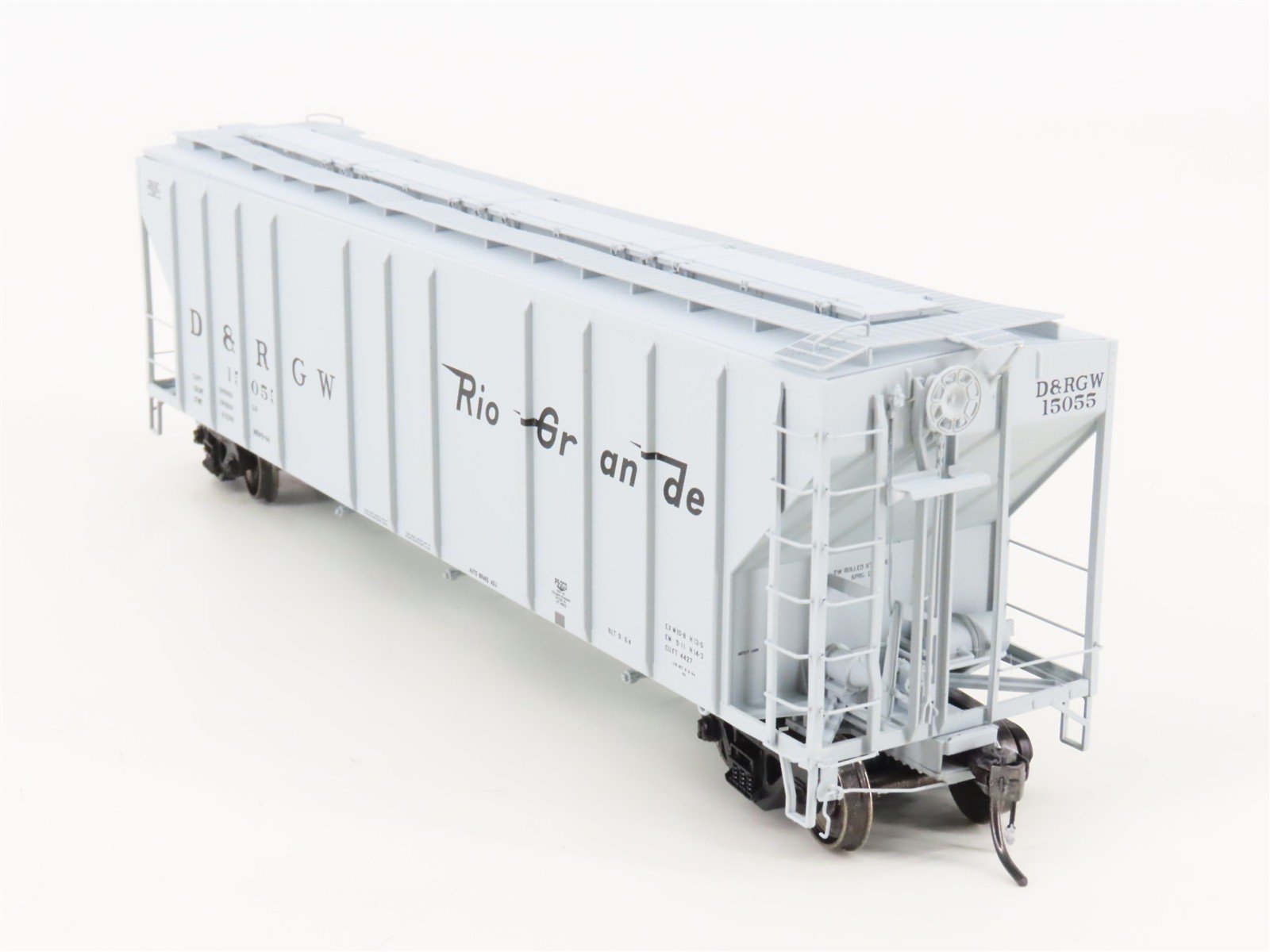 HO Scale ExactRail Platinum EP-80195-6 D&RGW Rio Grande Covered Hopper #15055