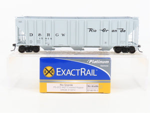 HO Scale ExactRail Platinum EP-80195-2 D&RGW Rio Grande 3-Bay Hopper #15014