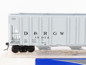 HO Scale ExactRail Platinum EP-80195-2 D&RGW Rio Grande 3-Bay Hopper #15014