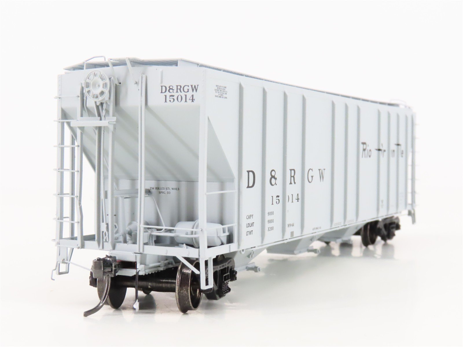 HO Scale ExactRail Platinum EP-80195-2 D&RGW Rio Grande 3-Bay Hopper #15014