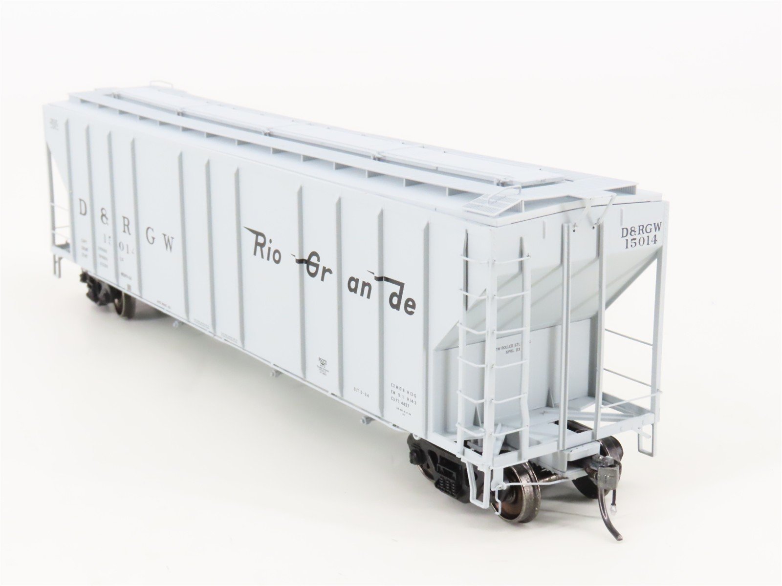 HO Scale ExactRail Platinum EP-80195-2 D&RGW Rio Grande 3-Bay Hopper #15014