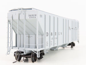 HO Scale ExactRail Platinum EP-80195-2 D&RGW Rio Grande 3-Bay Hopper #15014