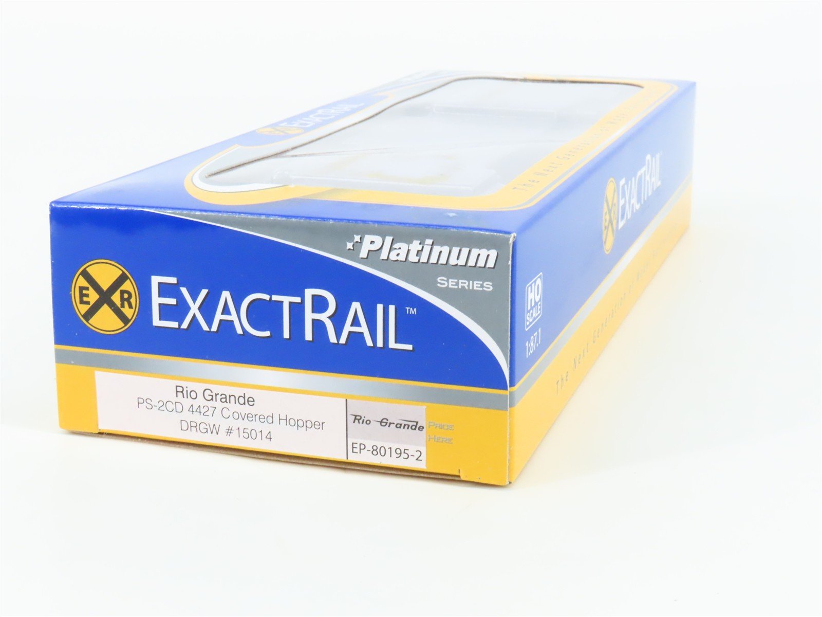 HO Scale ExactRail Platinum EP-80195-2 D&RGW Rio Grande 3-Bay Hopper #15014