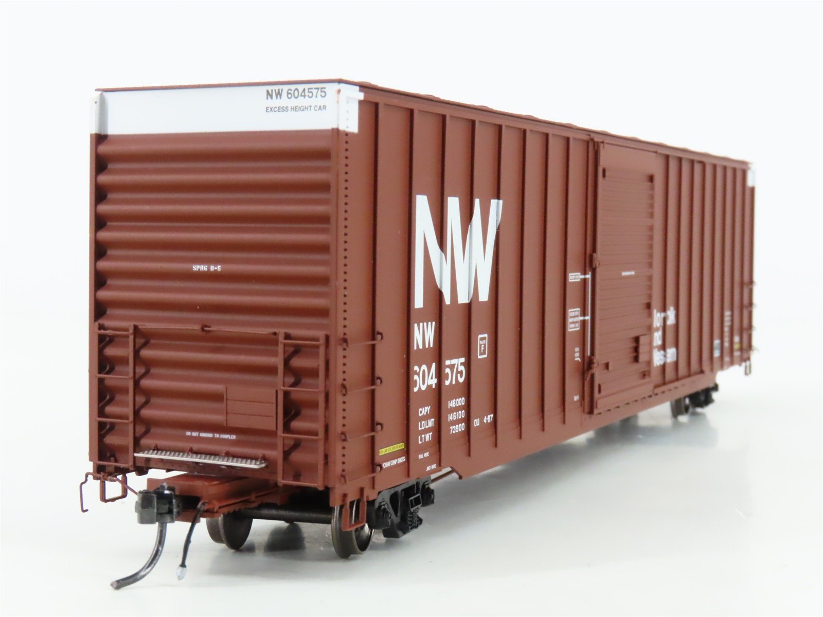 HO Scale ExactRail Platinum EP-80411-4 NW Norfolk & Western Box Car #604575