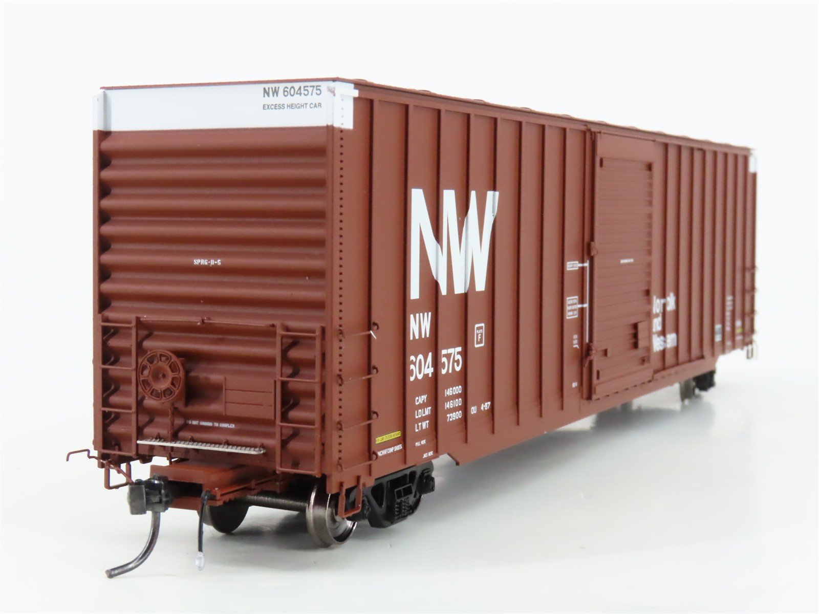HO Scale ExactRail Platinum EP-80411-4 NW Norfolk & Western Box Car #604575