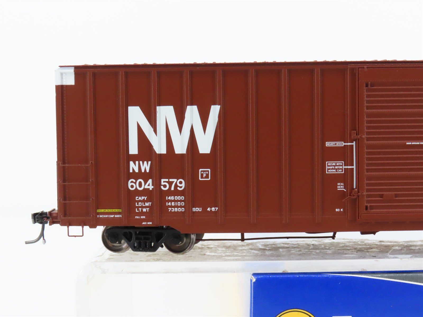 HO Scale ExactRail Platinum EP-80411-5 NW Norfolk & Western Box Car #604579