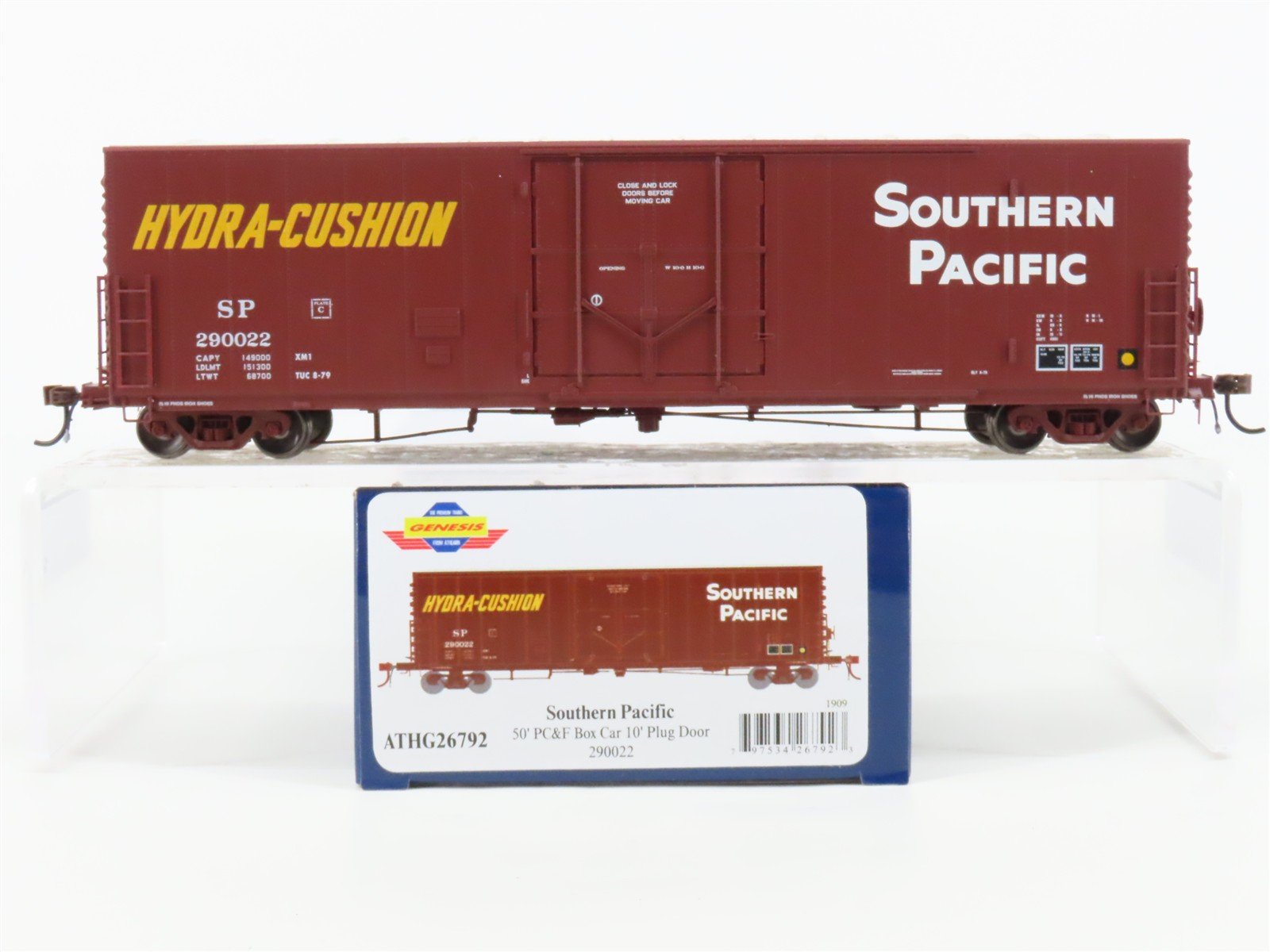 HO Scale Athearn Genesis ATHG26792 SP Southern Pacific 50' Box Car #290022