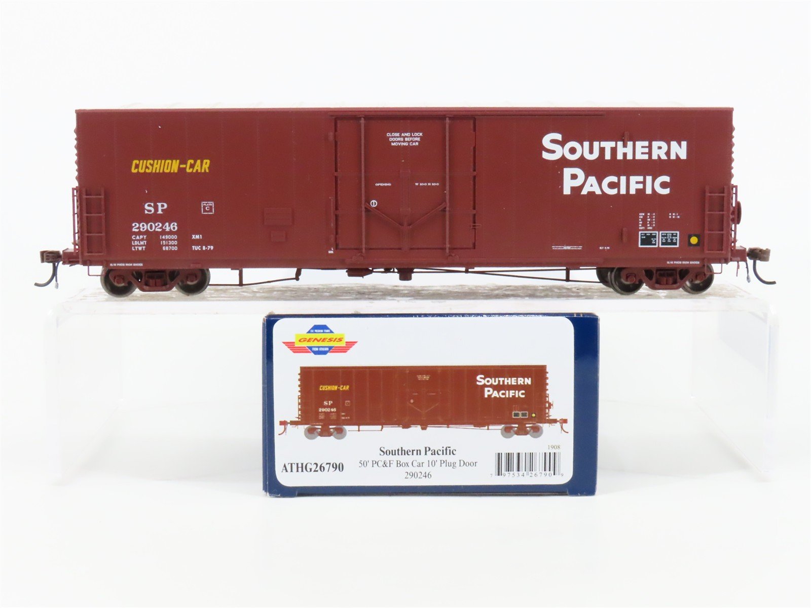 HO Scale Athearn Genesis ATHG26790 SP Southern Pacific 50' Box Car #290246