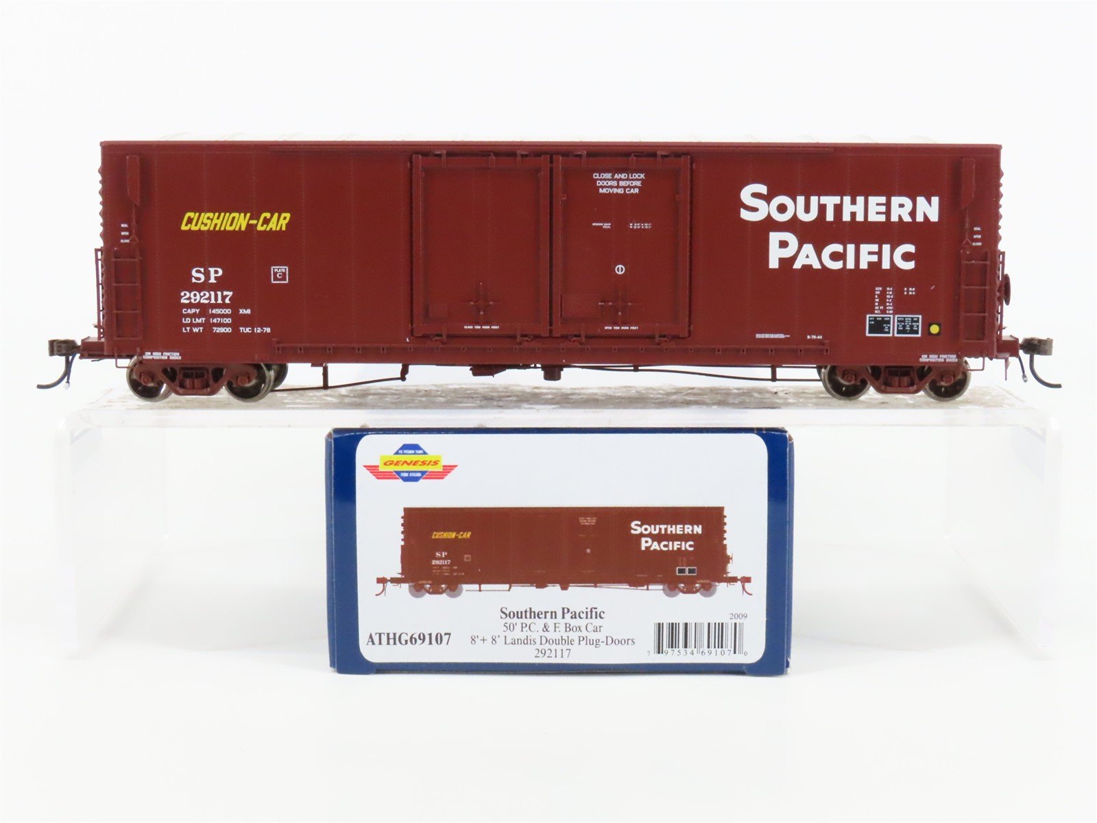 HO Scale Athearn Genesis ATHG69107 SP Southern Pacific 50' Box Car #292117