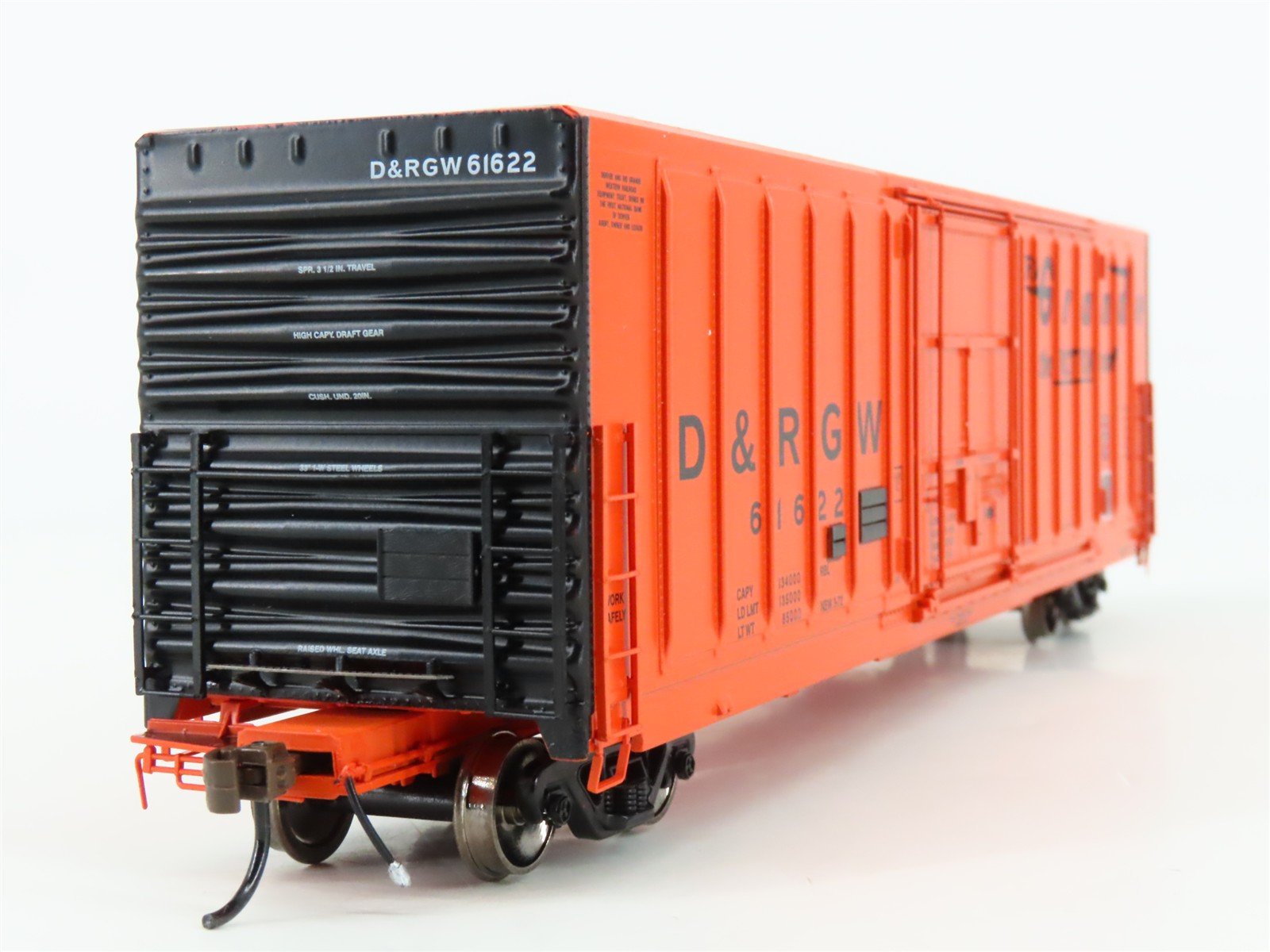 HO Scale Athearn Genesis ATHG26813 D&RGW Rio Grande 50' Plug Door Box Car #61622