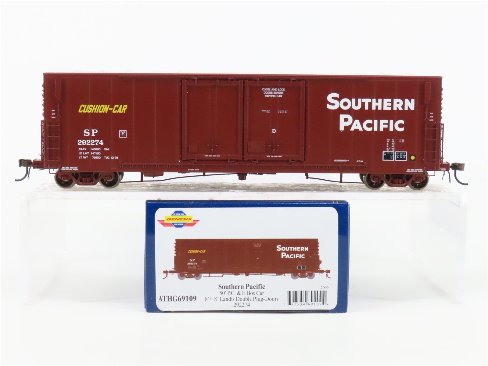 HO Scale Athearn Genesis ATHG69109 SP Southern Pacific 50' Box Car #292274